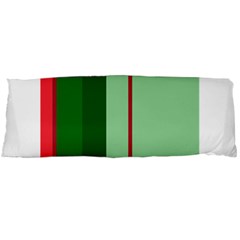 Green And Red Design Body Pillow Case (dakimakura) by Valentinaart