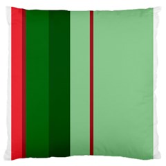 Green And Red Design Standard Flano Cushion Case (one Side) by Valentinaart