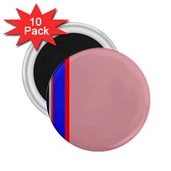 Pink elegant lines 2.25  Magnets (10 pack) 