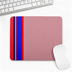 Pink Elegant Lines Large Mousepads by Valentinaart