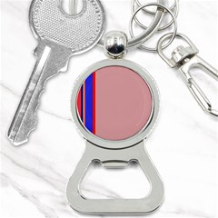 Pink elegant lines Bottle Opener Key Chains