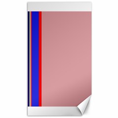 Pink elegant lines Canvas 40  x 72  