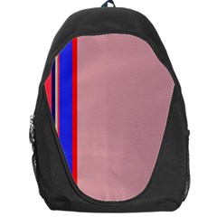 Pink elegant lines Backpack Bag