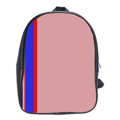 Pink elegant lines School Bags (XL) 