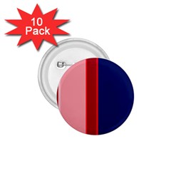 Pink and blue lines 1.75  Buttons (10 pack)