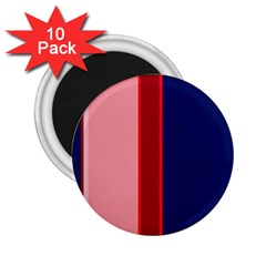 Pink and blue lines 2.25  Magnets (10 pack) 