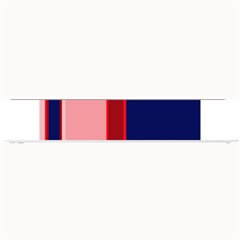 Pink and blue lines Small Bar Mats