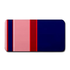 Pink and blue lines Medium Bar Mats