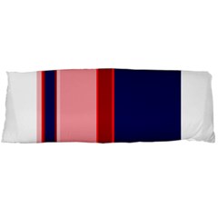 Pink And Blue Lines Body Pillow Case (dakimakura) by Valentinaart