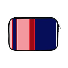 Pink and blue lines Apple iPad Mini Zipper Cases