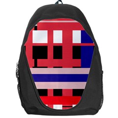 Red abstraction Backpack Bag