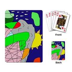 Crazy Abstraction Playing Card by Valentinaart