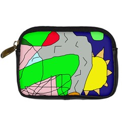 Crazy Abstraction Digital Camera Cases by Valentinaart