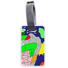 Crazy Abstraction Luggage Tags (one Side)  by Valentinaart