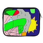 Crazy abstraction Apple iPad 2/3/4 Zipper Cases Front