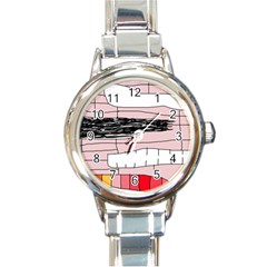 Worms Round Italian Charm Watch by Valentinaart