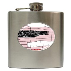 Worms Hip Flask (6 Oz) by Valentinaart