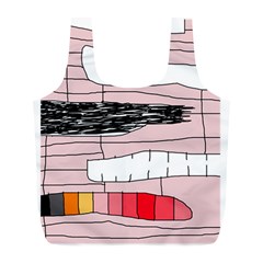 Worms Full Print Recycle Bags (l)  by Valentinaart