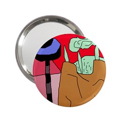 Imaginative Abstraction 2 25  Handbag Mirrors by Valentinaart