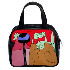 Imaginative Abstraction Classic Handbags (2 Sides) by Valentinaart