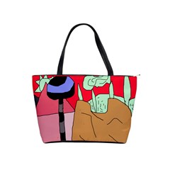 Imaginative Abstraction Shoulder Handbags by Valentinaart