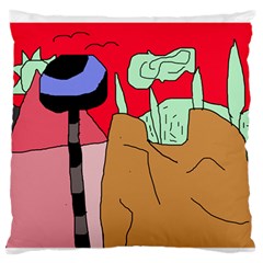 Imaginative Abstraction Standard Flano Cushion Case (two Sides) by Valentinaart