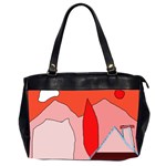 Red landscape Office Handbags (2 Sides)  Front