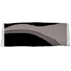 Black And Gray Design Body Pillow Case (dakimakura) by Valentinaart