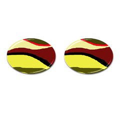 Decorative Abstract Design Cufflinks (oval) by Valentinaart