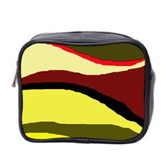 Decorative Abstract Design Mini Toiletries Bag 2-side by Valentinaart