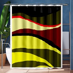 Decorative Abstract Design Shower Curtain 60  X 72  (medium)  by Valentinaart