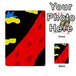 Red abstraction Multi-purpose Cards (Rectangle)  Front 1