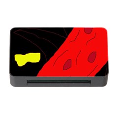 Red Abstraction Memory Card Reader With Cf by Valentinaart