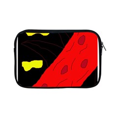 Red Abstraction Apple Ipad Mini Zipper Cases by Valentinaart