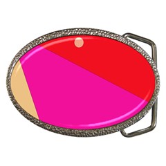 Colorful Abstraction Belt Buckles by Valentinaart