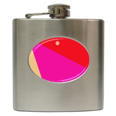 Colorful Abstraction Hip Flask (6 Oz) by Valentinaart