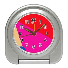 Colorful Abstraction Travel Alarm Clocks by Valentinaart