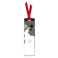 Gray, Yellow And Pink Dots Small Book Marks by Valentinaart