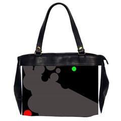 Colorful Dots Office Handbags (2 Sides)  by Valentinaart