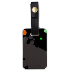 Colorful Dots Luggage Tags (one Side)  by Valentinaart