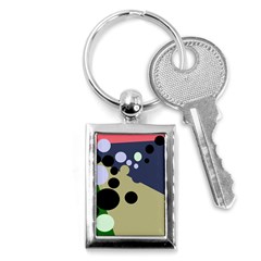 Elegant Dots Key Chains (rectangle)  by Valentinaart