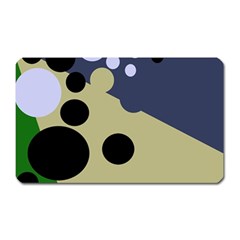 Elegant Dots Magnet (rectangular) by Valentinaart