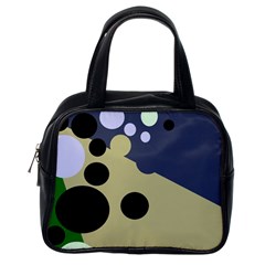 Elegant Dots Classic Handbags (one Side) by Valentinaart