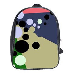 Elegant Dots School Bags(large)  by Valentinaart