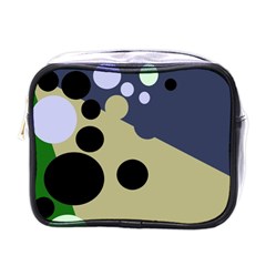 Elegant Dots Mini Toiletries Bags by Valentinaart