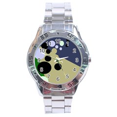 Elegant Dots Stainless Steel Analogue Watch by Valentinaart