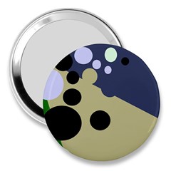 Elegant Dots 3  Handbag Mirrors by Valentinaart