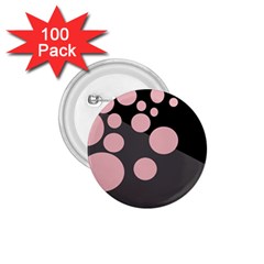 Pink Dots 1 75  Buttons (100 Pack)  by Valentinaart