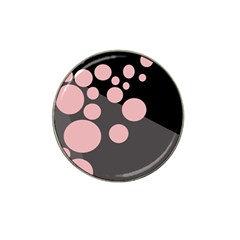 Pink Dots Hat Clip Ball Marker (4 Pack) by Valentinaart