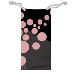 Pink Dots Jewelry Bags by Valentinaart